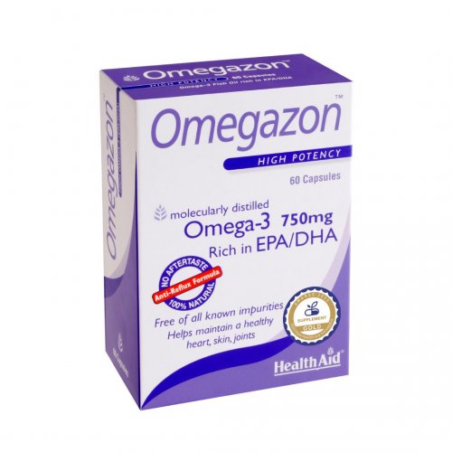 Health Aid Omegazon 750 mg, 60 κάψουλες